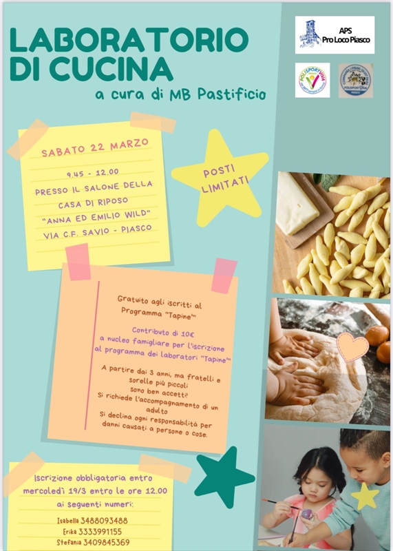LABORATORIO DI CUCINA 