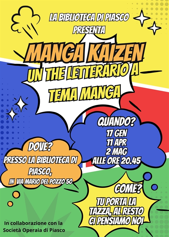 MANGA KAIZEN – Un tè letterario a tema manga