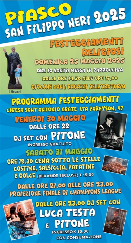 Festa di San Filippo Neri 2025