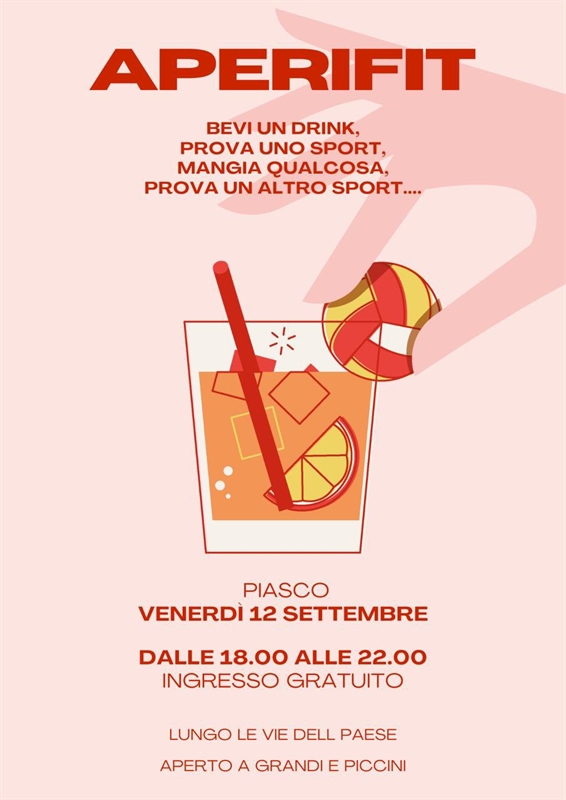 AperiFit: sport, divertimento e buon cibo nel cuore di Piasco