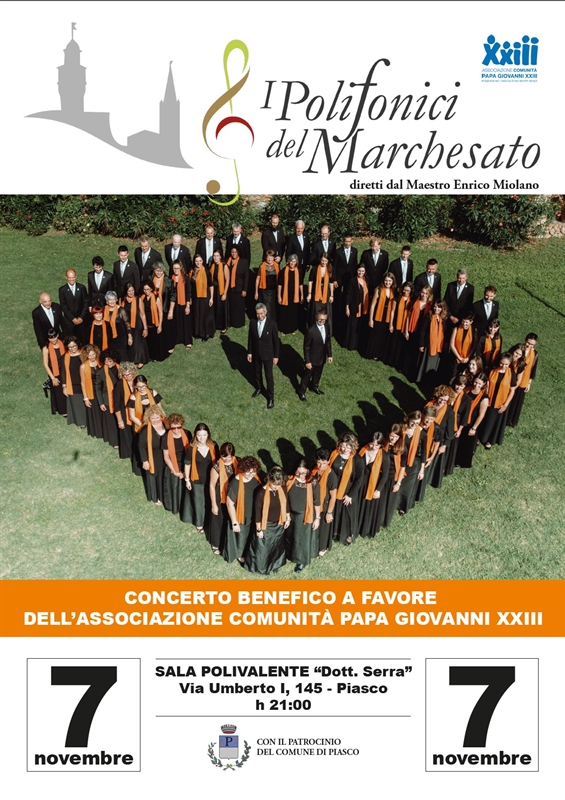 Magia d’autunno a Piasco con i Polifonici del Marchesato