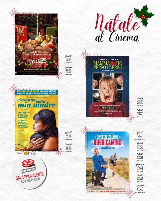Natale al Cinema: le feste si vivono sul grande schermo