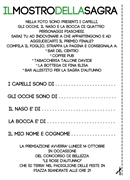 IL MOSTRO DELLA SAGRA - Regolamento
