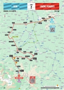 Percorso tappa Alba Limone - Vuelta di Spagna