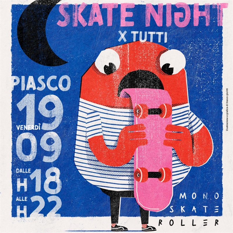Skate Night a Piasco: divertimento su rotelle per tutte le età
