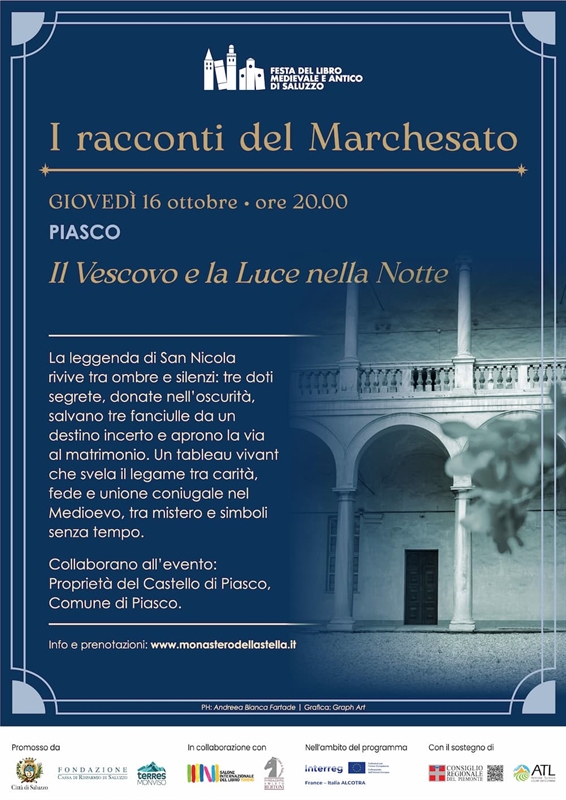 I racconti del Marchesato a Piasco: la leggenda di San Nicola rivive al Castello