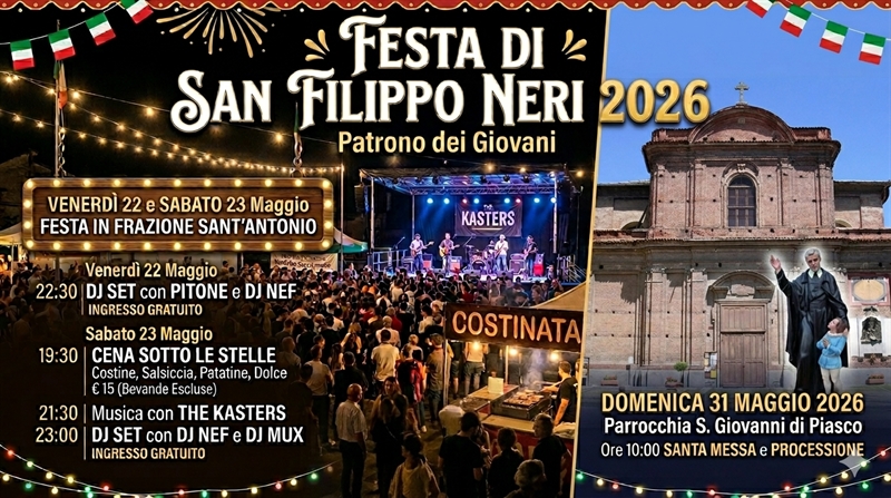 Festa di San Filippo Neri 2026