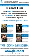 Proiezioni Cinematografiche alla Sala Polivalente