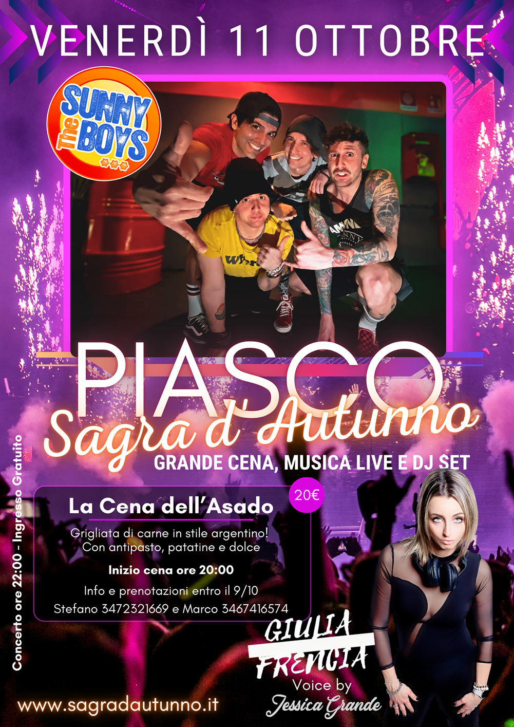 Serata del Venerdì - Sagra d'Autunno - Piasco (CN) - 2023