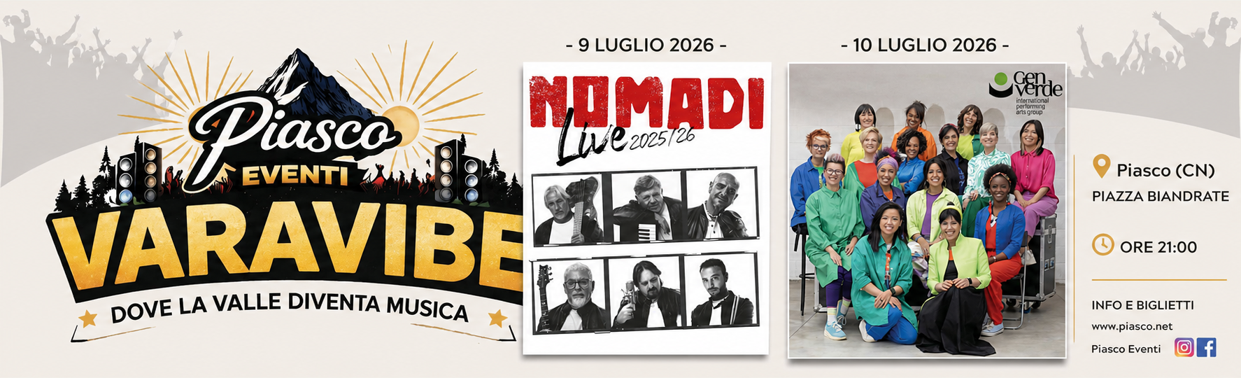 VARAVIBE - Dove la valle diventa musica - Piasco - 9-10 Luglio 2026
